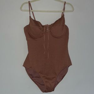 One piece bathing suit